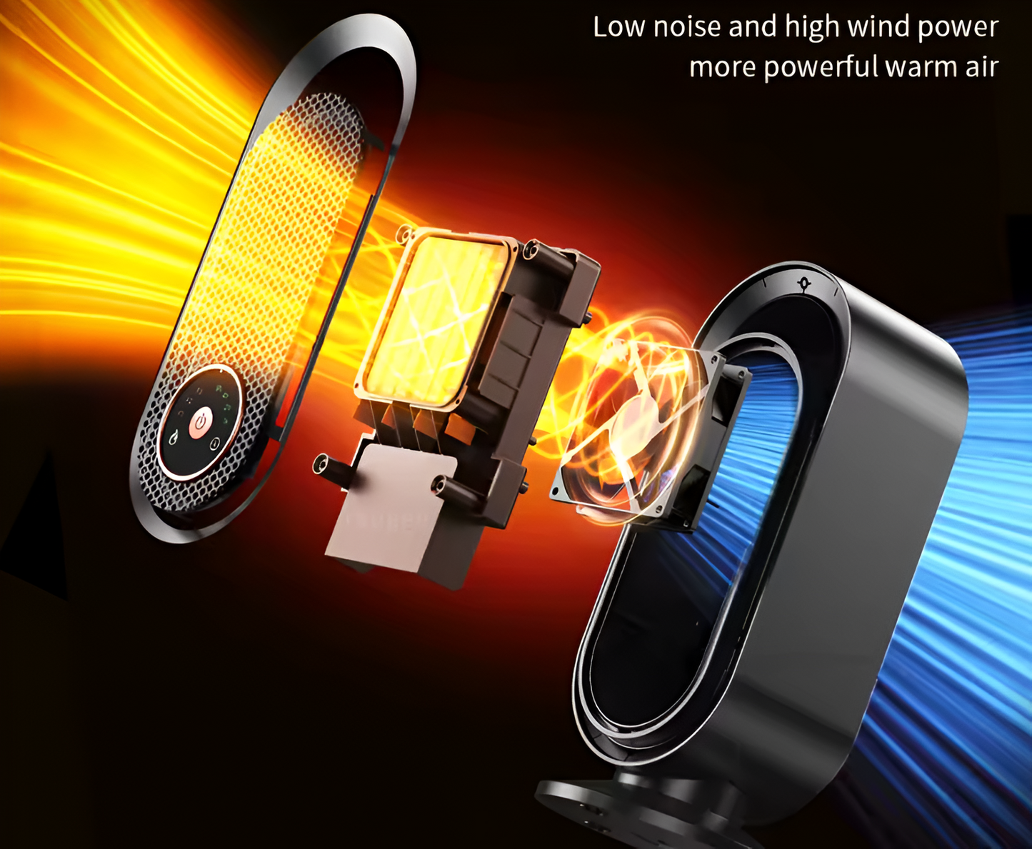 Taşınabilir Fanlı Elektrikli Isıtıcı