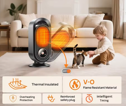 Taşınabilir Fanlı Elektrikli Isıtıcı