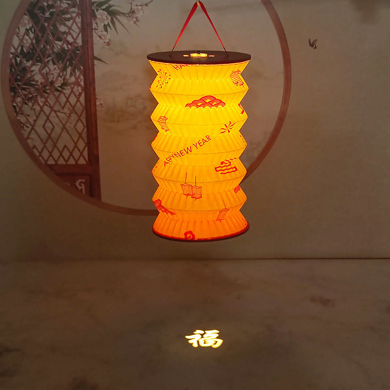 Katlanabilir Özel Desenli Masa Lambası