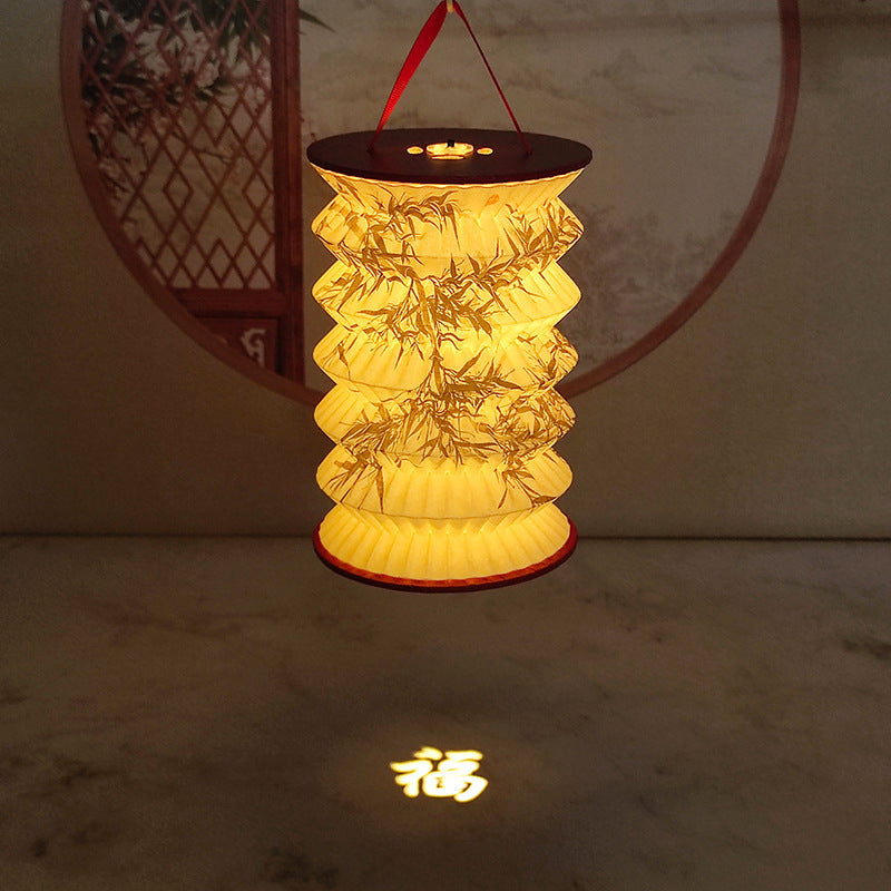 Katlanabilir Özel Desenli Masa Lambası